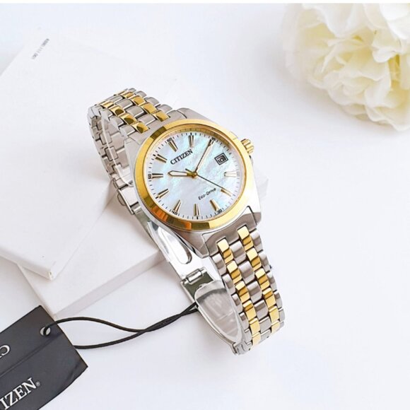 Citizen Eco-drive 33mm Two Tone Women\'s Watch